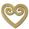 Heart Swirl Lapel Pin